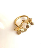 Bague faite main dorée I Papillon